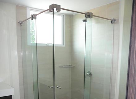 Divisiones de baño en vidrio templado