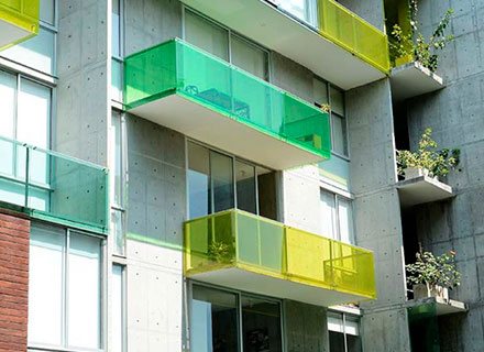 Pasamanos para edificios