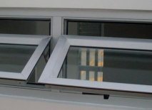 Ventanas en aluminio y vidrio batiente