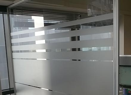 Vidrio Opalizado divisiones para oficina